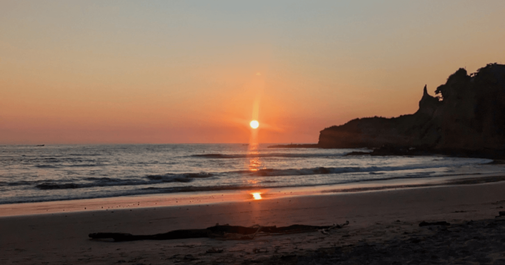 Sunset in Monatita, Ecuador