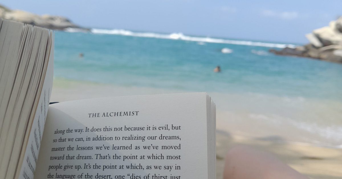 Tayrona Park Beach with book